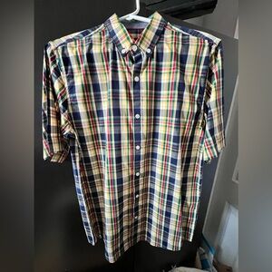 Le 31 (Simon’s) short sleeve button up plaid